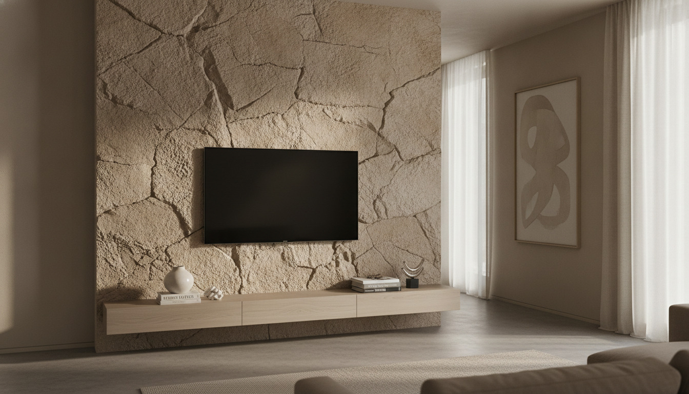 Rivestimento murale in pietra spaccata effetto roccia